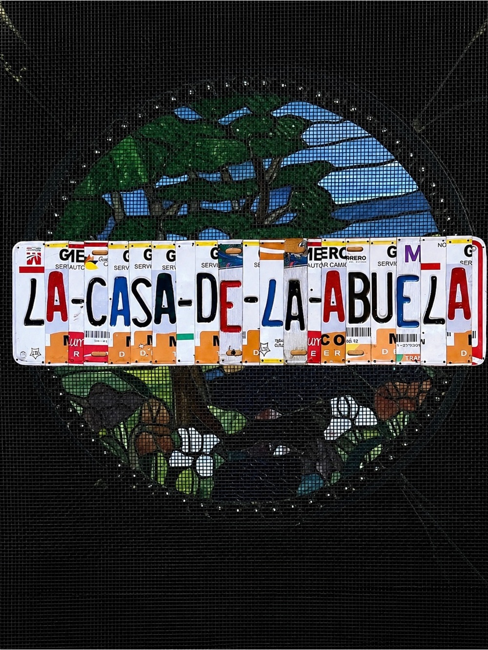 Vintage License Plate La Casa De La Abuela Grandma’s House - Ready To Hang‎